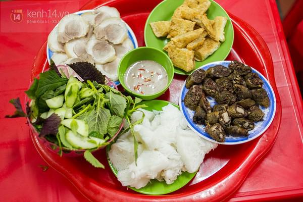 Bún đậu ngõ gạch
