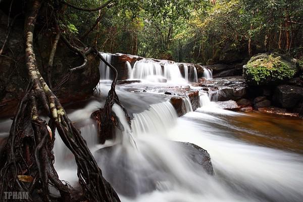 5. Suối Tranh tuyệt đẹp với hoa cỏ, núi rừng, suối... Để đến đây, từ thị trấn Dương Đông, bạn đi theo hướng đường về Hàm Ninh khoảng 10 km. Ảnh: TPham.