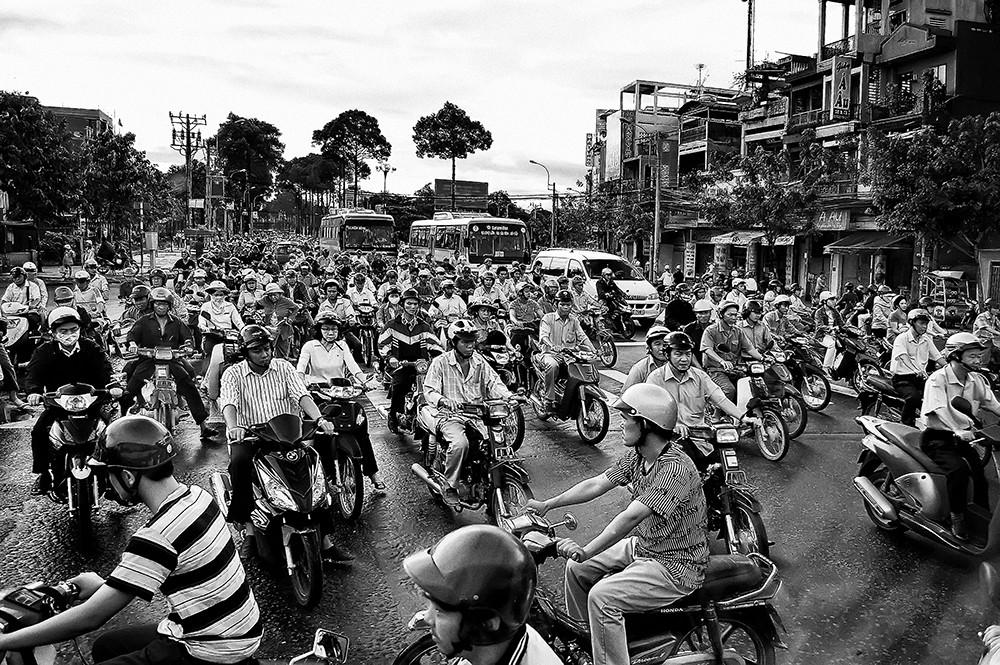 Một buổi sáng ở TP HCM. Bạn có biết bức ảnh được chụp ở địa điểm nào? Ảnh: Davidhuiphoto/Picfair.