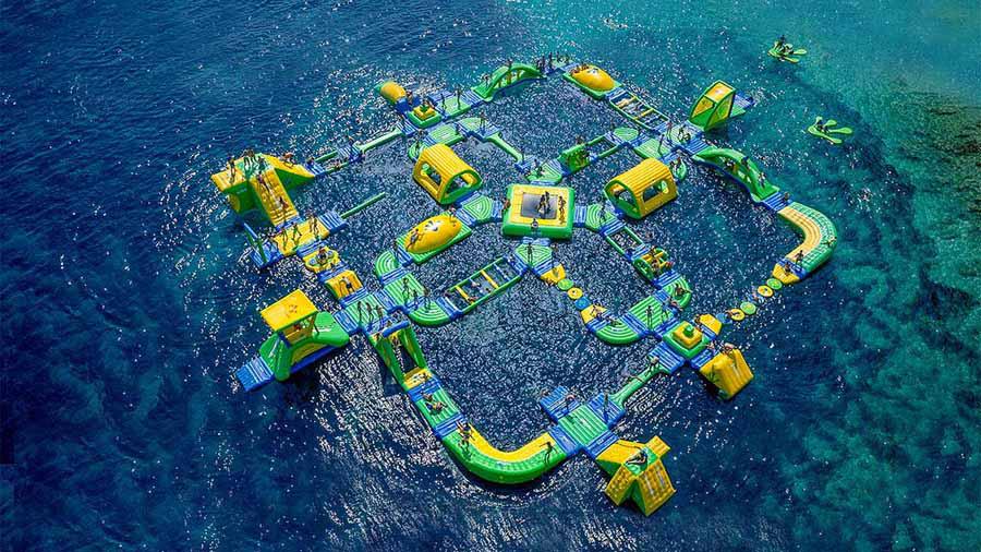 Công viên phao nổi trên biển. Ảnh: nhatrangevents