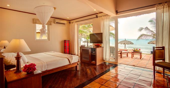 Những bungalow gần biển như thế này sẽ là lựa chọn hoàn hảo cho các cặp tình nhân hay những du khách đã trót mang lòng yêu biển.