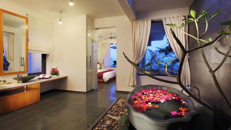 Nội thất của khu nghỉ dưỡng được sắp xếp một cách tinh tế.