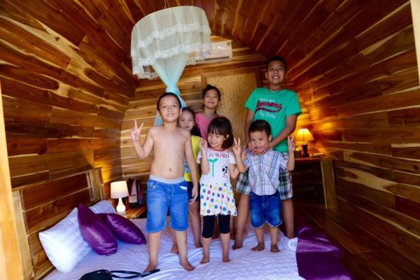 Một lều có sức chứa đủ cho cả một gia đình nhỏ