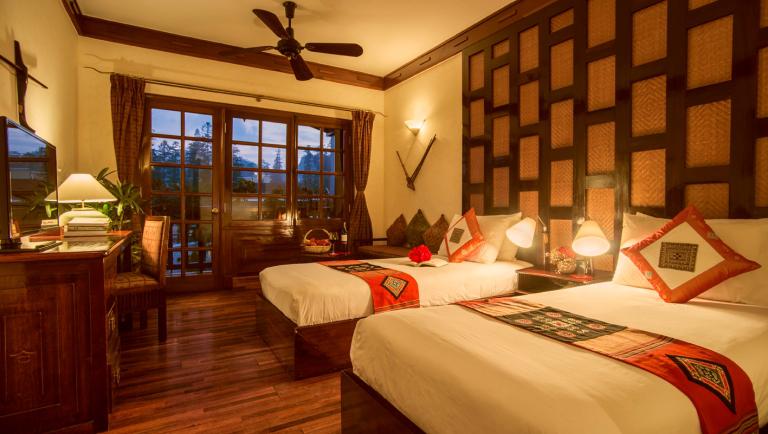 Phòng nghỉ ấm cúng, sang trọng. Ảnh: victoriahotels.asia
