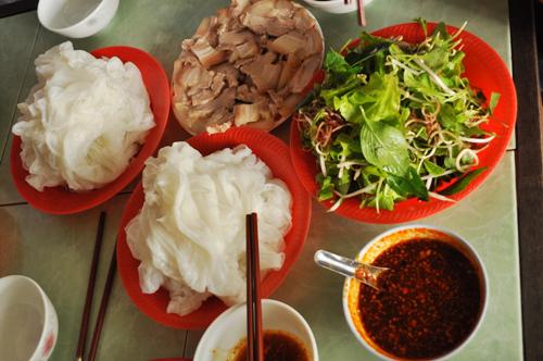 Bánh ướt làng Phương Lang. Ảnh: Thinh Duy Quach.