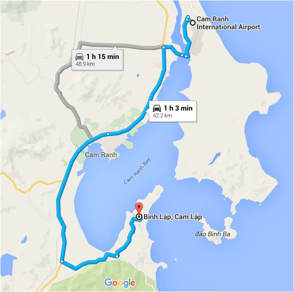 Khởi hành từ Cam Ranh