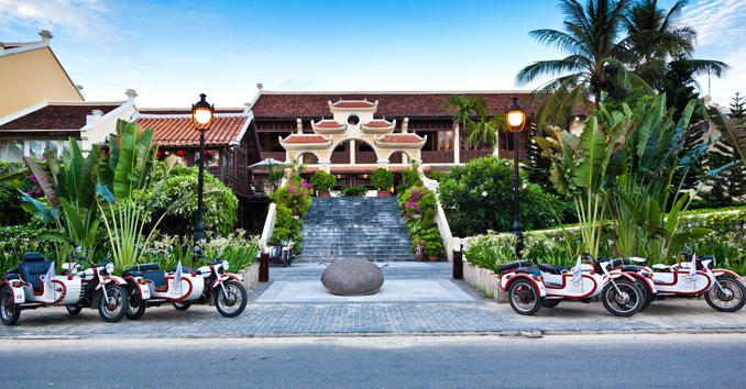 Không gian hoài cổ của Victoria Hội An Beach Resort & Spa. Ảnh: victoriahotels.asia