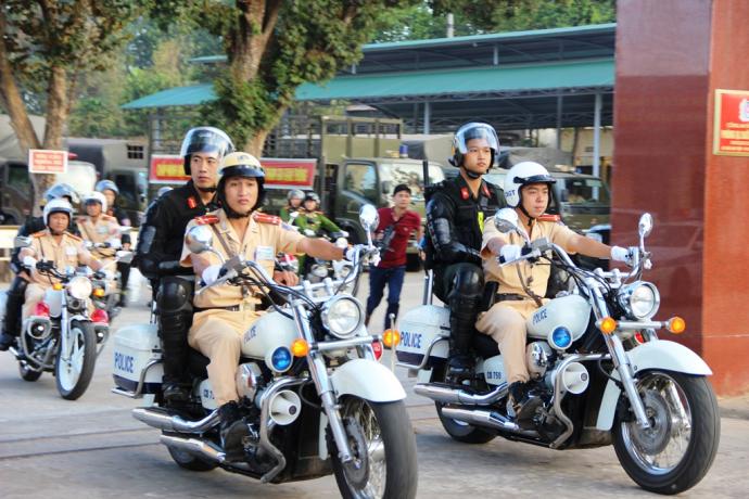 Cảnh sát giao thông. Ảnh: Báo Giao Thông