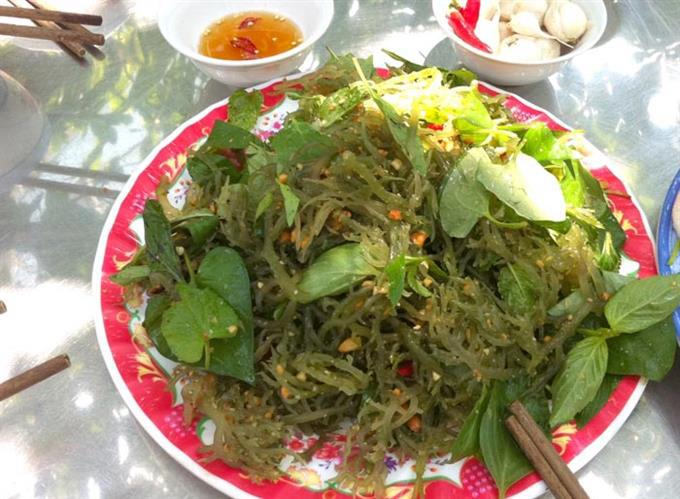 Món gỏi rong biển lạ miệng