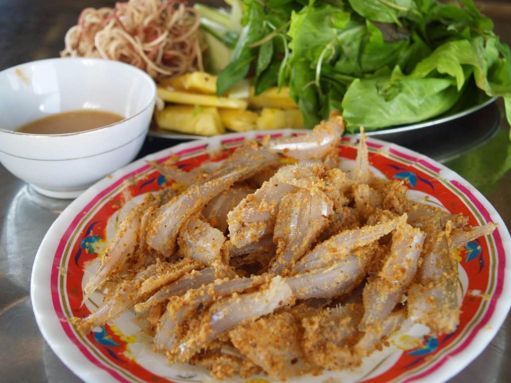 Món gỏi cá mai thơm ngon. Ảnh: ST