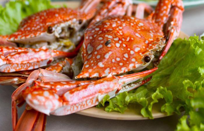 Khách đến Phú Quốc đều không thể bỏ qua món ghẹ luộc hấp dẫn. Ảnh: vietq.vn