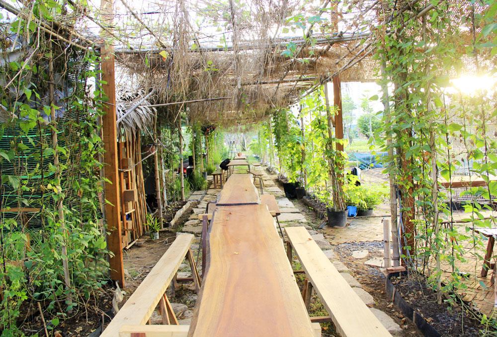 Một góc vườn tại Family Garden. Ảnh: doanhnhanonline