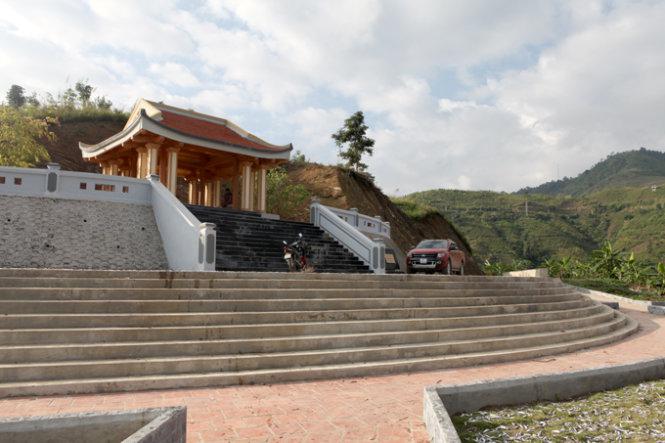 Bến gội đầu của người Thái ở bản Pom Sinh, Chiềng Bằng - Ảnh: Đức Hùng