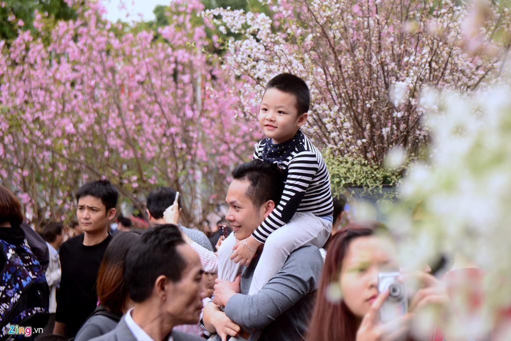 Do tổ chức vào dịp cuối tuần nên ngày hội thu hút rất đông khách. Nhiều gia đình đưa con em đi dạo chơi, chụp ảnh.