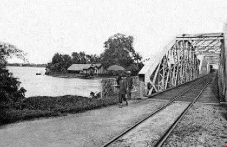 Cầu Ghềnh chính thức được khánh thành vào ngày 14/1/1904 sau 2 năm xây dựng. Sau khi khánh thành, cầu Ghềnh đã giúp đưa tuyến xe lửa Sài Gòn - Biên Hòa đi vào hoạt động. Ảnh: Tư liệu.