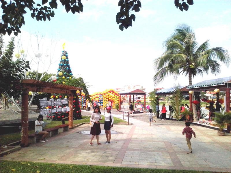 Vườn tượng An Hội - nơi diễn ra Liên hoan ẩm thực quốc tế Hội An 2016. Ảnh: hoian.gov