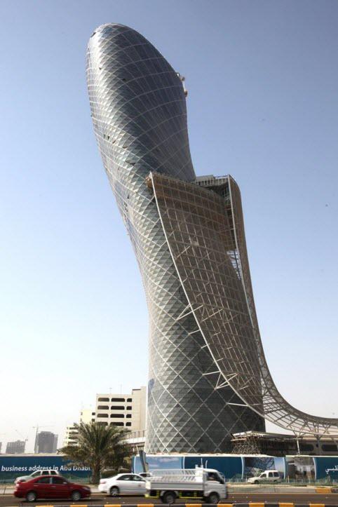 9. Capital Gate, Abu Dhabi, UAE