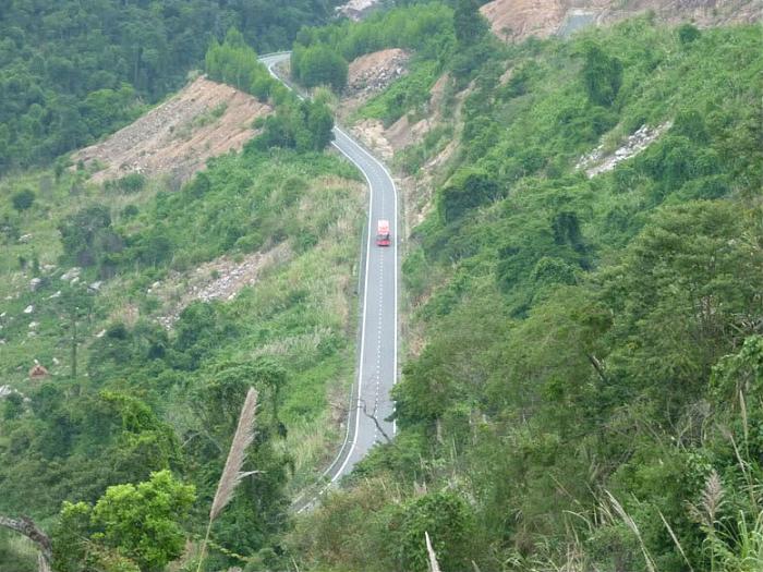 Một góc đèo Hòn Giao. Ảnh: wikimapia.org