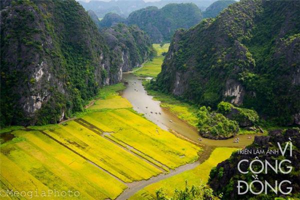 Tam Cốc - Bích Động thuộc quần thể danh thắng Tràng An, Ninh Bình. Ảnh: Trần Thương.